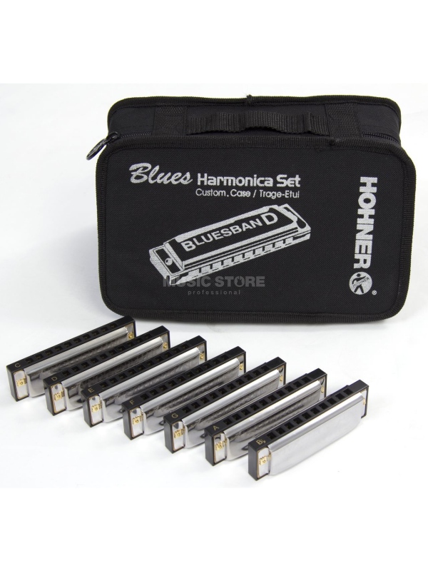 beetje Explosieven Vergelijkbaar Hohner 7 Blues Harmonica Starter Set kopen? | Leo Music & Audio