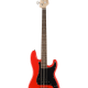 De Squier Affinity Series Precision Bass in Race Red