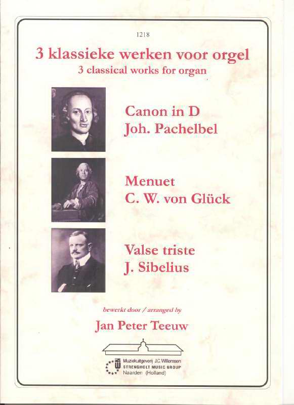 3 klassieke werken voor orgel