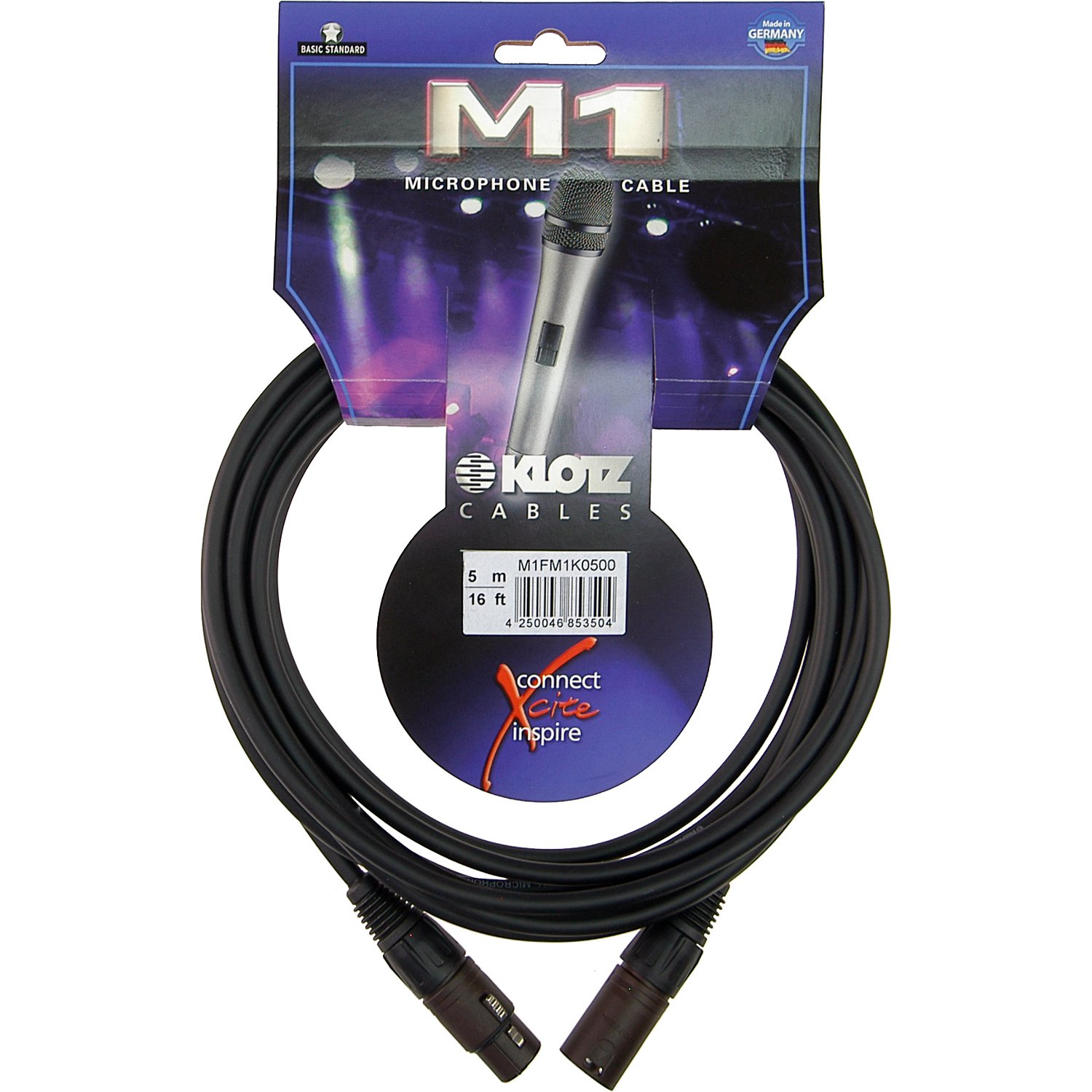 Klotz M1FM1N1000 Microphone kabel 10m
