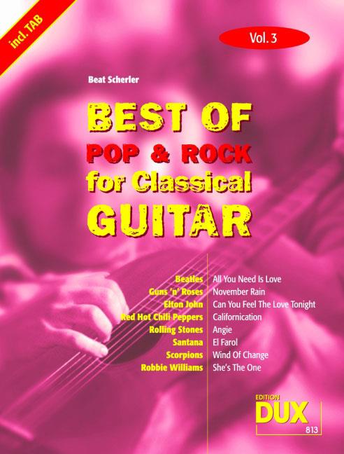Best Of Pop & Rock 03 for Classical guitar
