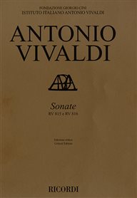 Sonata RV 815 e RV 816 (viool)